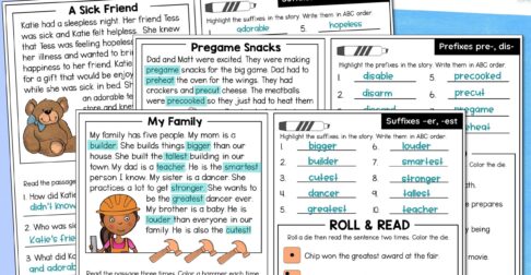 Free decodable reading passages