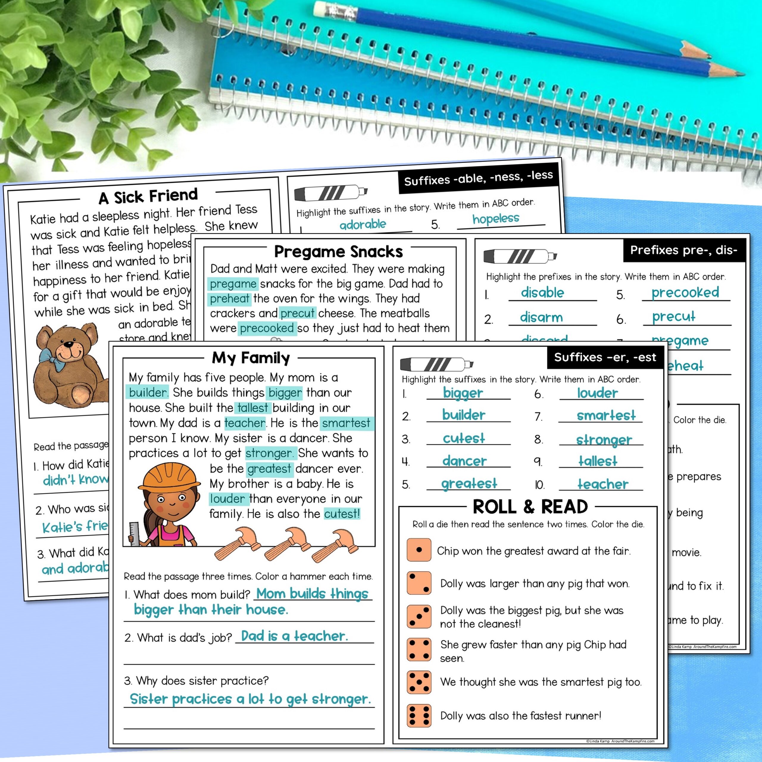 Free decodable reading passages