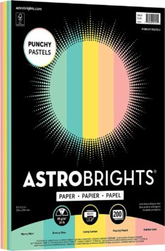 pastel astrobrights paper