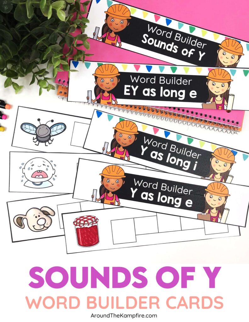 sounds of y word builder cards