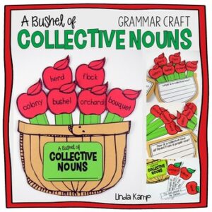 Collective Nouns bushel of apples resource cover page.