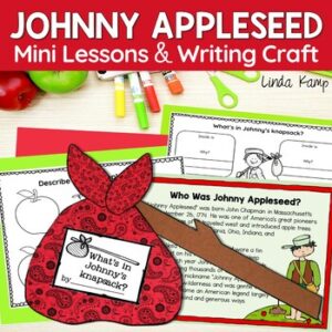 Johnny Appleseed mini lesson and writing craft.