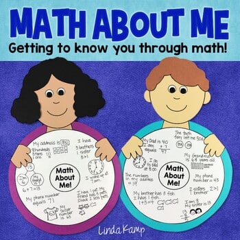 All About Me Math Craft