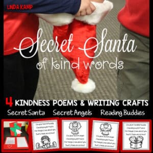 Christmas kindness activities and secret santa poem crafts