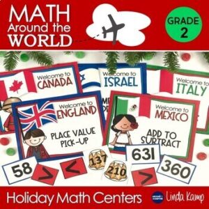 Holidays Around the World Math Centers