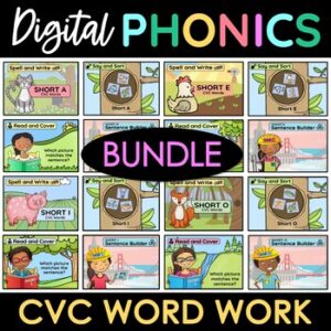 Short Vowels Digital Phonics Games