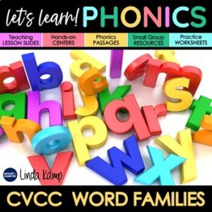 CVCC word families activities