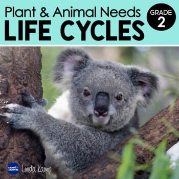 Plant and Animal Needs Life Cycles Grade 2 science unit cover page.