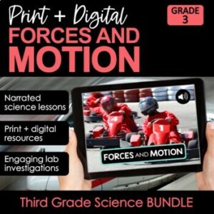Force and Motion 3rd Grade science units