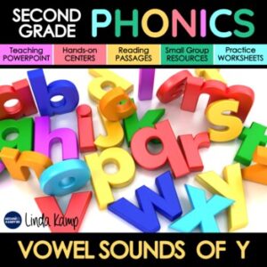 vowel sounds of Y activitites
