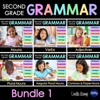 2nd grade daily grammar activities and lesson plans bundle