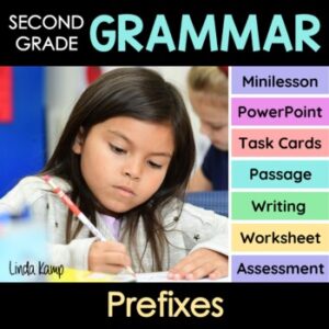 cover of prefix activities and lesson plans
