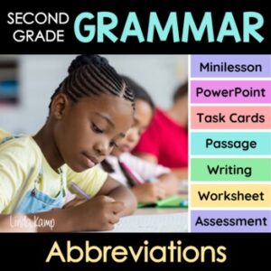 cover of abbreviations grammar activities
