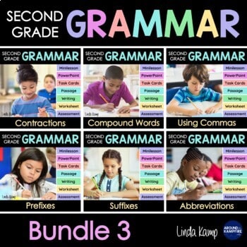2nd grade grammar activities bundle