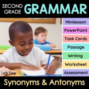 cover of synonym and antonym teaching activities