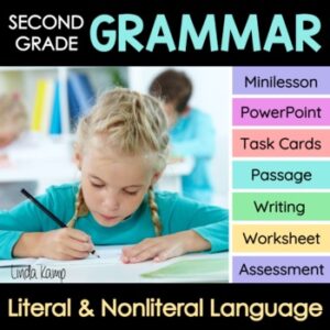 Second Grade grammar unit to teach literal and nonliteral language.