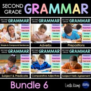 second grade grammar activities and lesson plans
