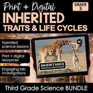 Inherited traits unit for 3rd grade