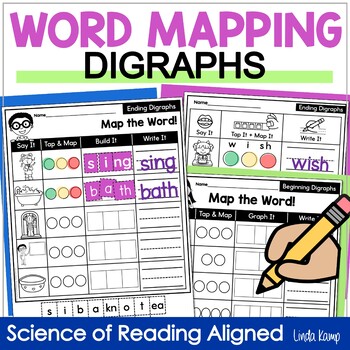digraphs word mapping sheets