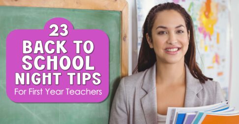 Back to School Night Tips for New Teachers