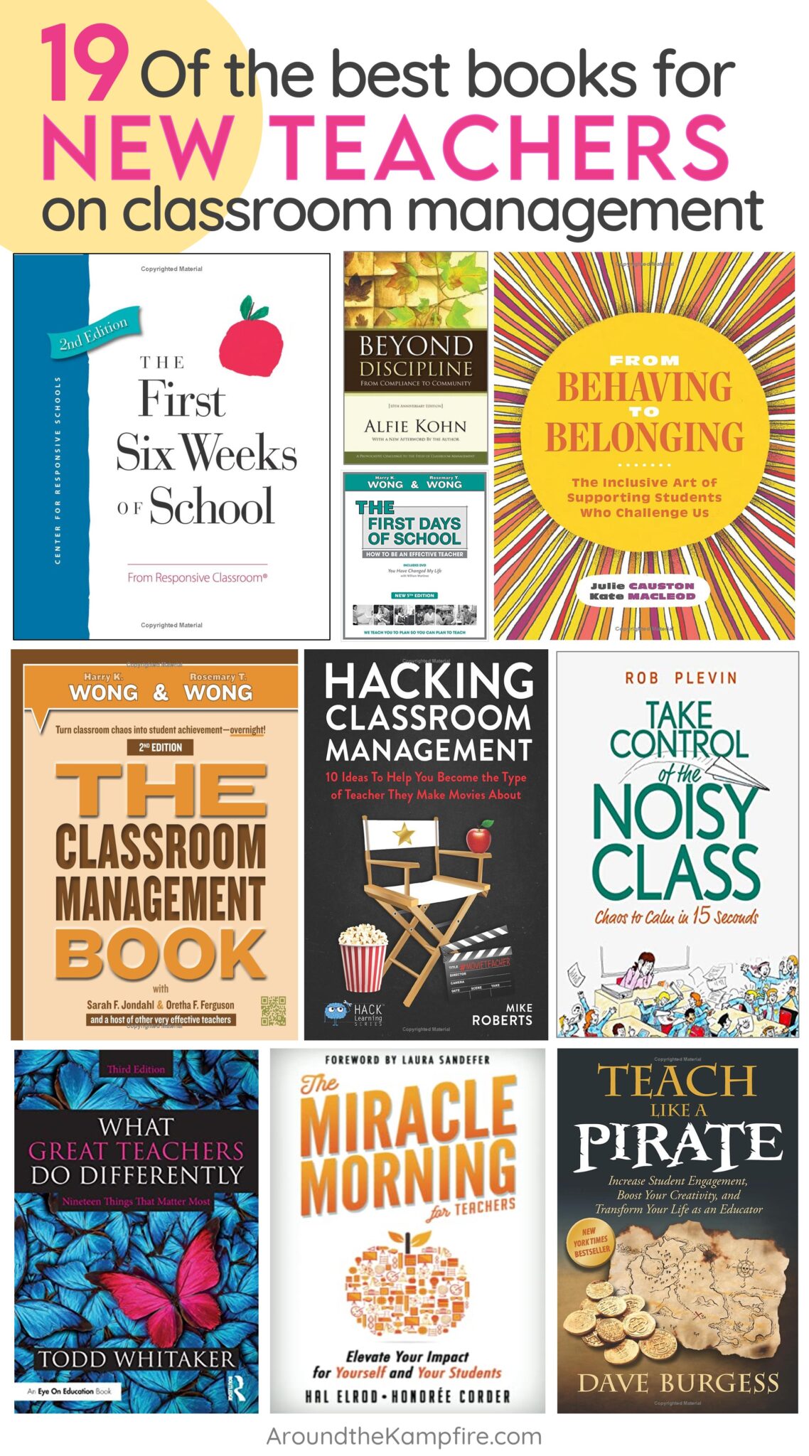 Teahing Book 19 Classroom Management Books Every New Teacher Should Read - Around ...