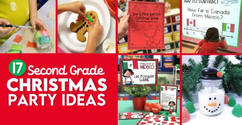 Christmas Party Ideas for 2nd & 3rd Grade classrooms.