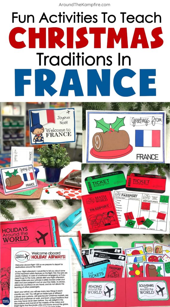 Activities and crafts for kids to learn about Christmas in France