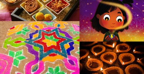 diwali activities for kids pin for pinterest.