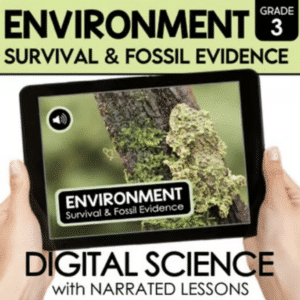 Environment, survival, and fossil evidence audio science lessons