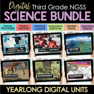 Third grade audio science lessons bundle