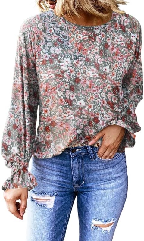 floral blouse long sleeve