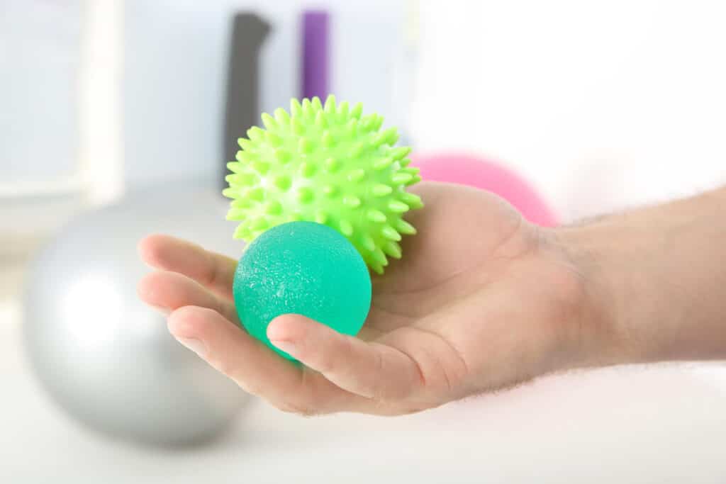 Squeeze balls to place in a classroom calm down corner.