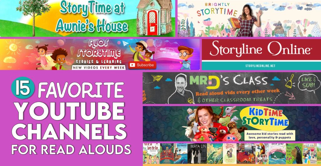 best channels for classroom read alouds on Youtube