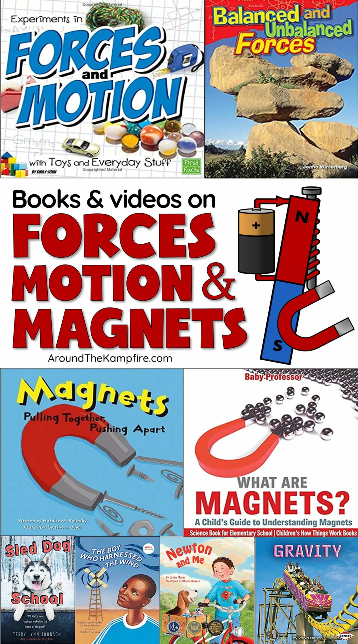 Books & Videos About Forces and Motion - Around the Kampfire