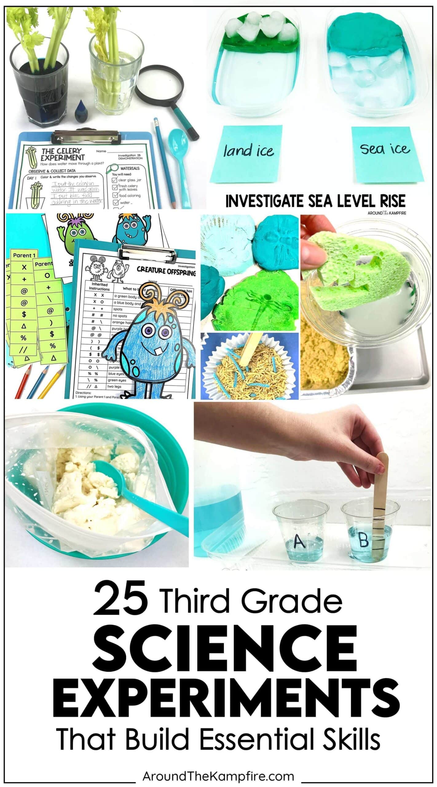 A list of third grade science experiments.