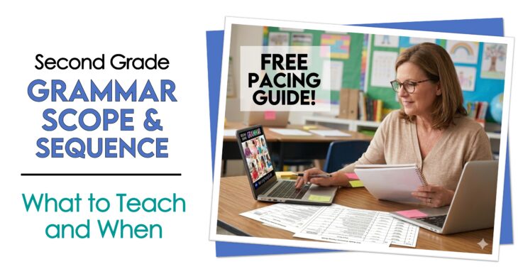 2nd Grade Grammar Scope and Sequence & Free Grammar Pacing Guide ...