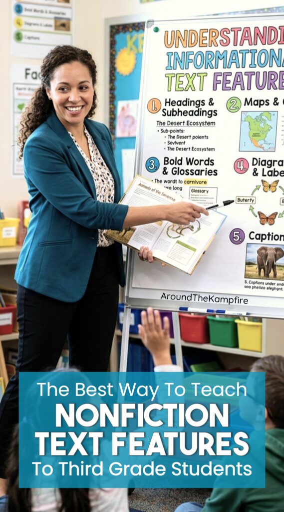 How to Teach Nonfiction Text Featues in 3rd Grade