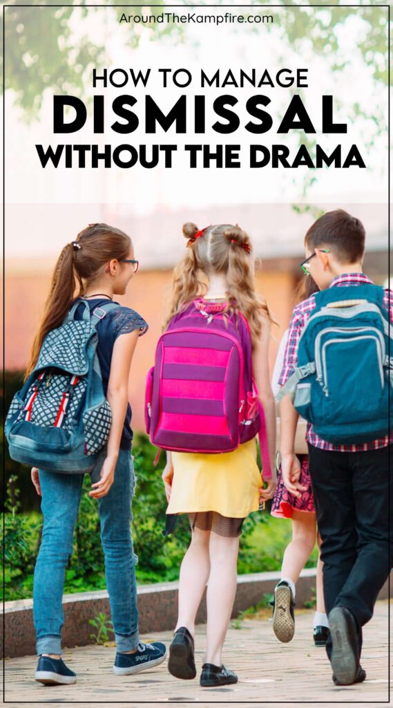 Kids walking home in article about dismissal strategies for elementary grades