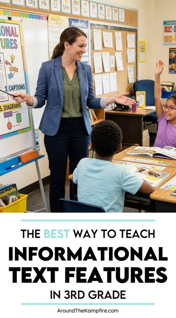teaching informational text features nonfiction text features 3rd grade