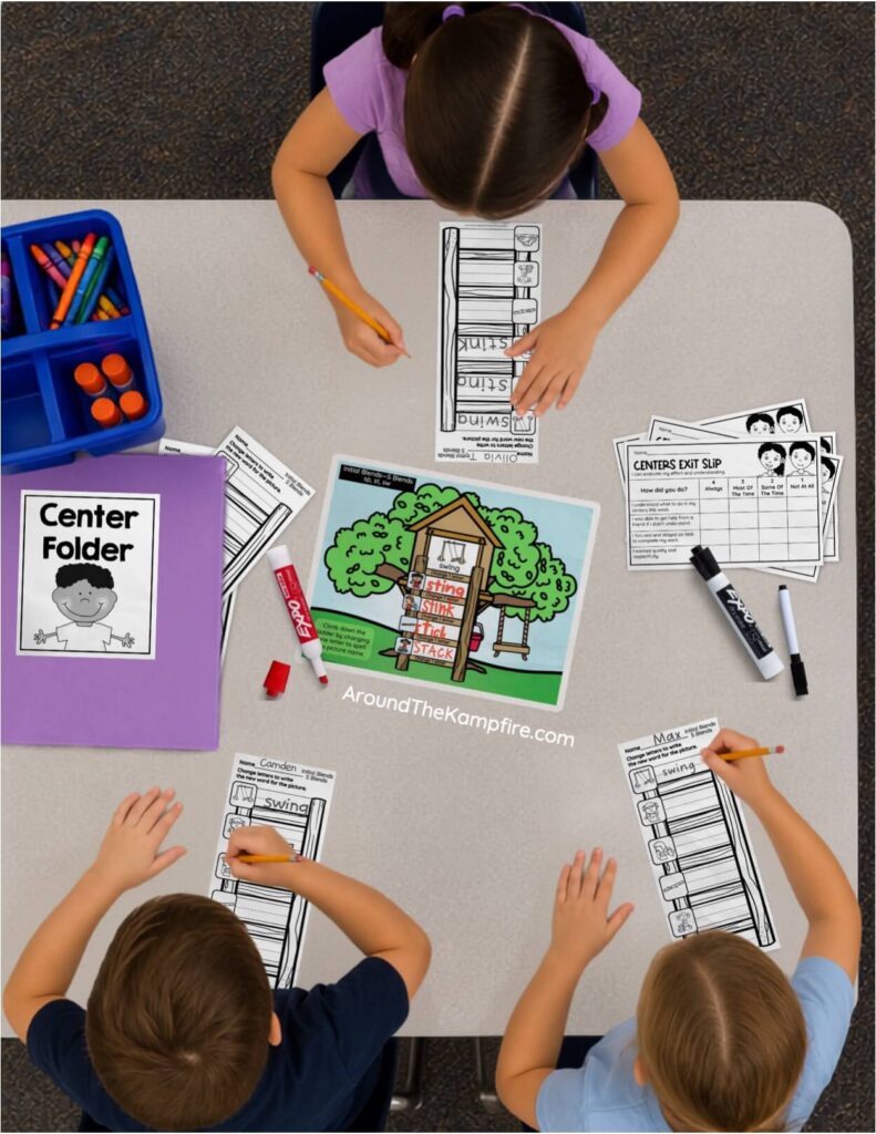 student accountability during centers
